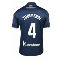 Pánský Fotbalový dres Real Sociedad Martin Zubimendi #4 2023-24 Venkovní Krátký Rukáv